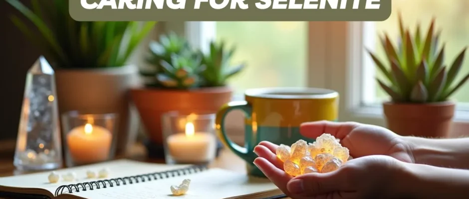 Caring for Selenite: Cleaning, Charging, and Storing Tips